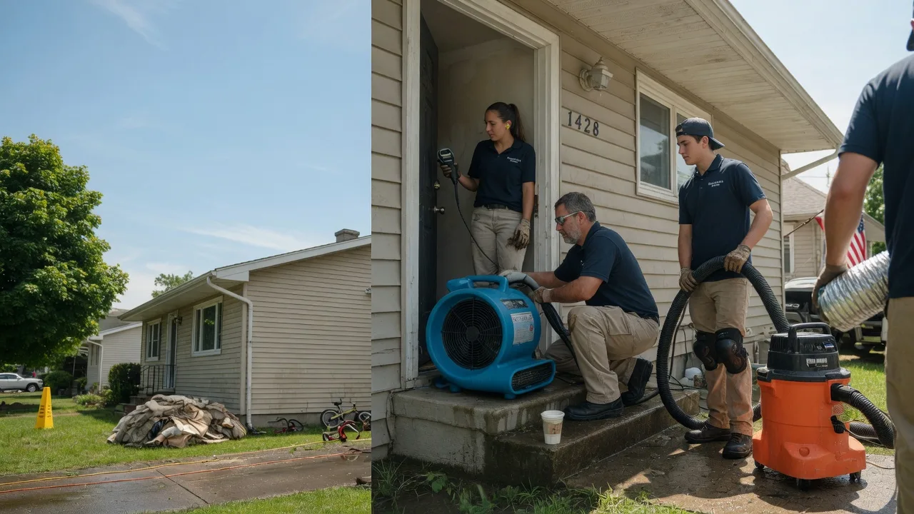Water Damage Restoration in Bellflower, IL near me